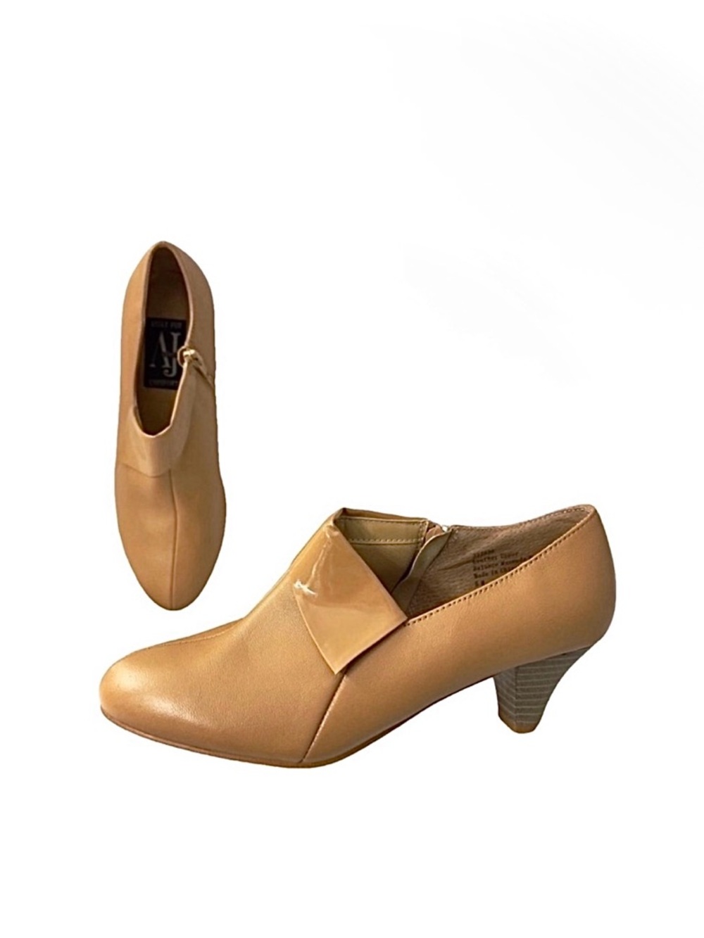 AJ Valenci New Leather Heels Booties
